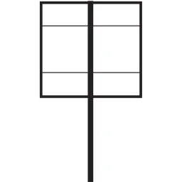 Tubular frame constructions for large scale boards