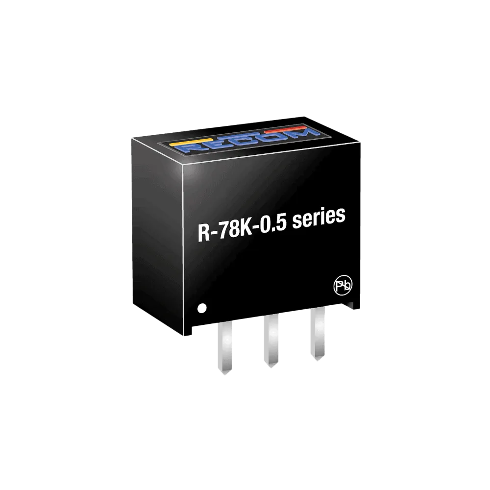 0.5A Switching Regulator, Input 4.5…36V Output 3.3V/500mA, SIP3