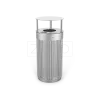 Tubus litter bin with ashtray