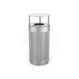 Tubus litter bin with ashtray