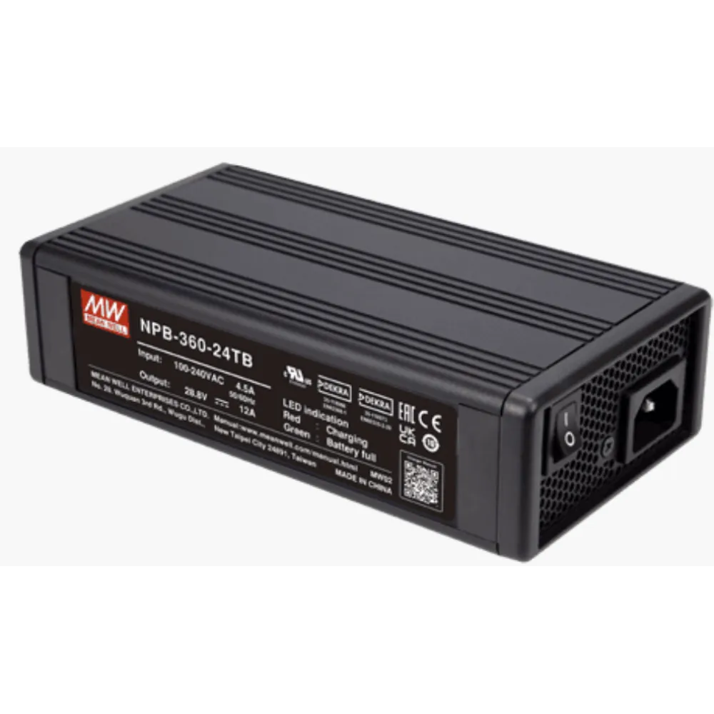 360W Battery charger 27.8V/12A, Terminal block