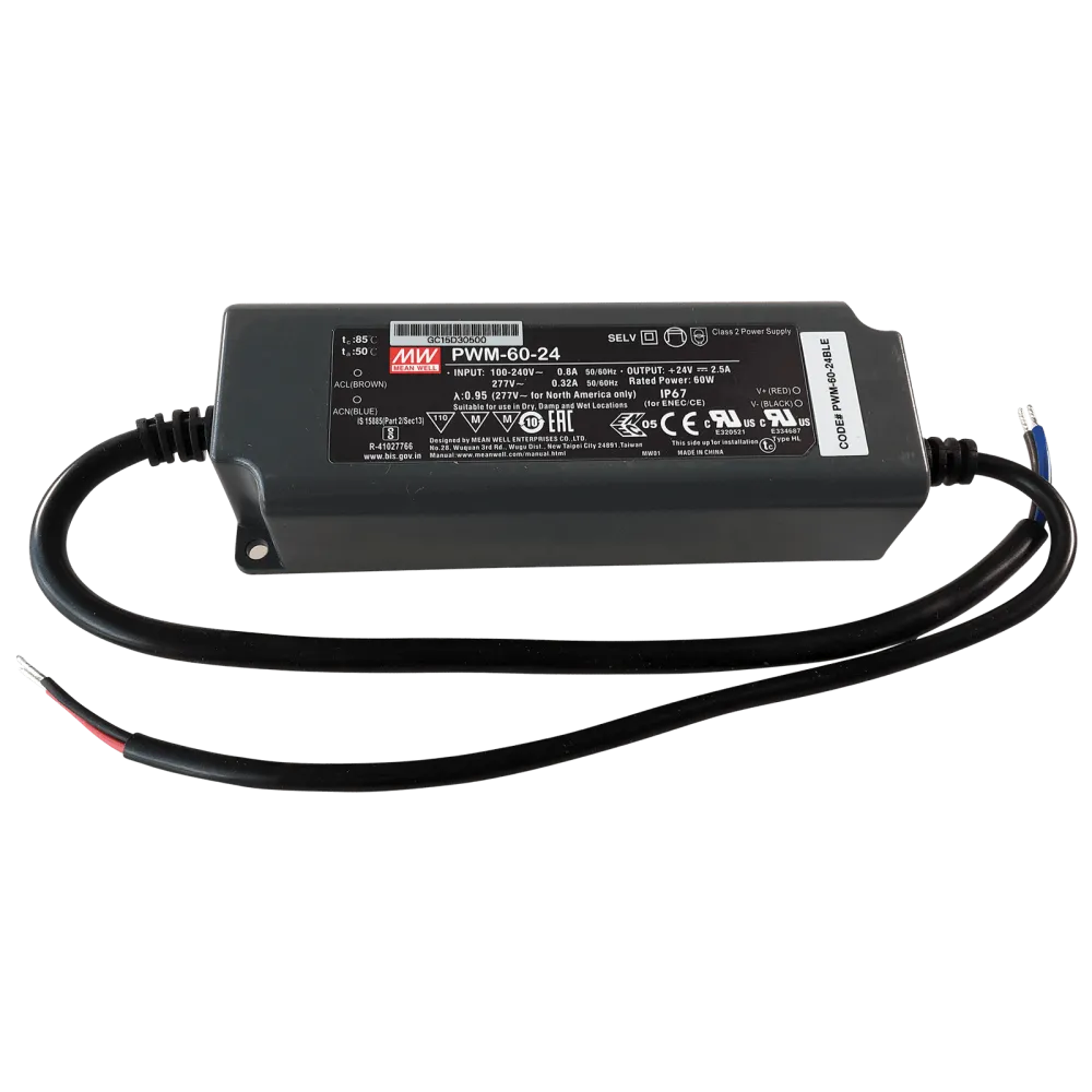 60W LED Driver with PWM Output 24V/2.5A, CASAMBI