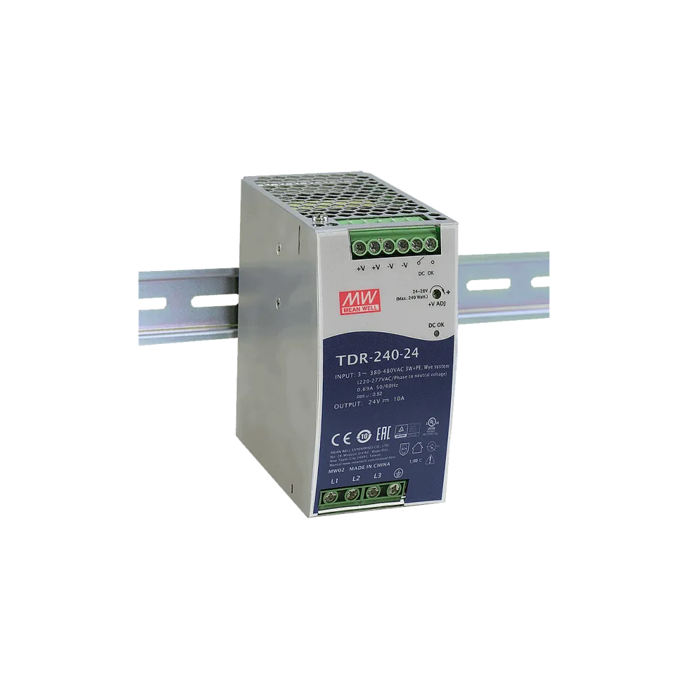 240W DIN Rail Power Supply 24V/10A
