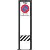 Zone signage stele type 