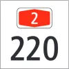 4.72 Kilometer sign