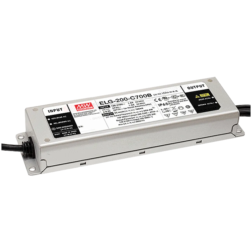 200W Constant Current LED Driver 1400mA/71-142V, 3in1 dimming