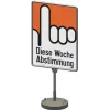 Poster stand for information board