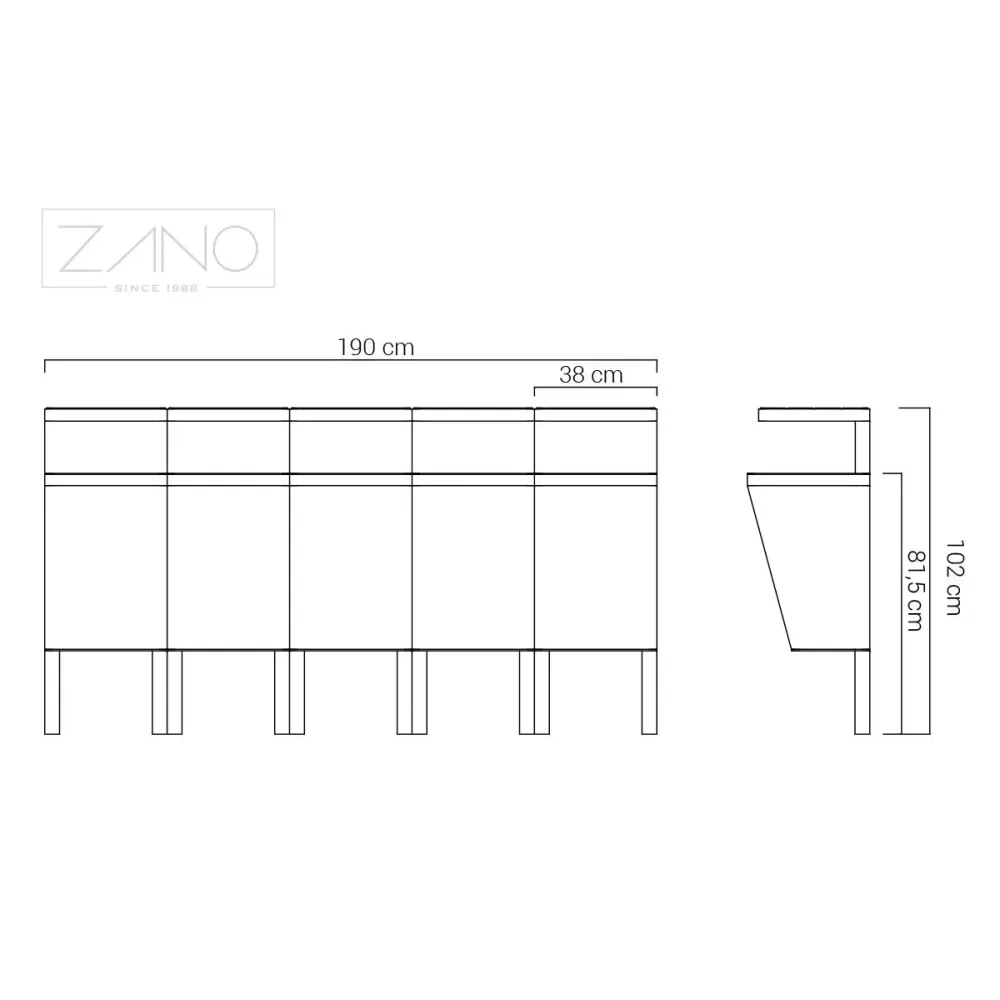 Recycling bin Scandik