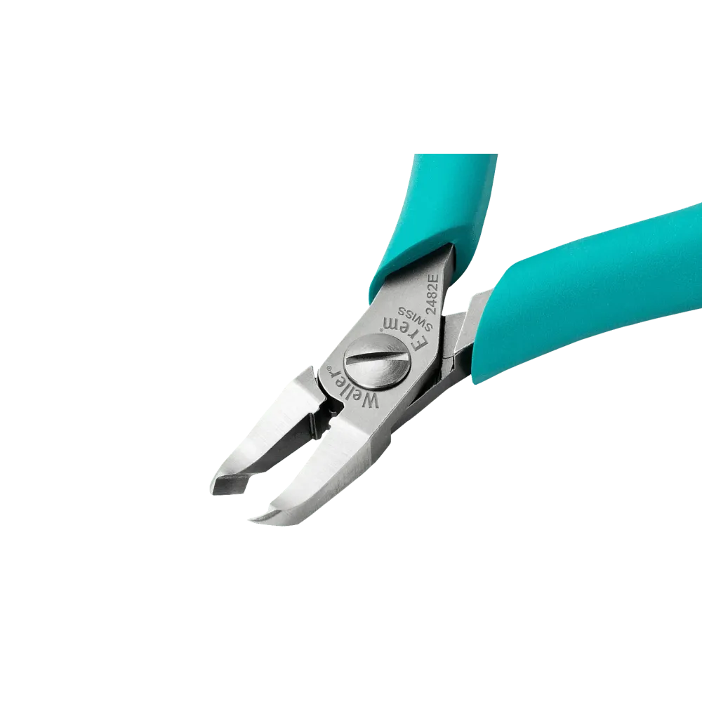 Pointed cutter, angled, narrow head.