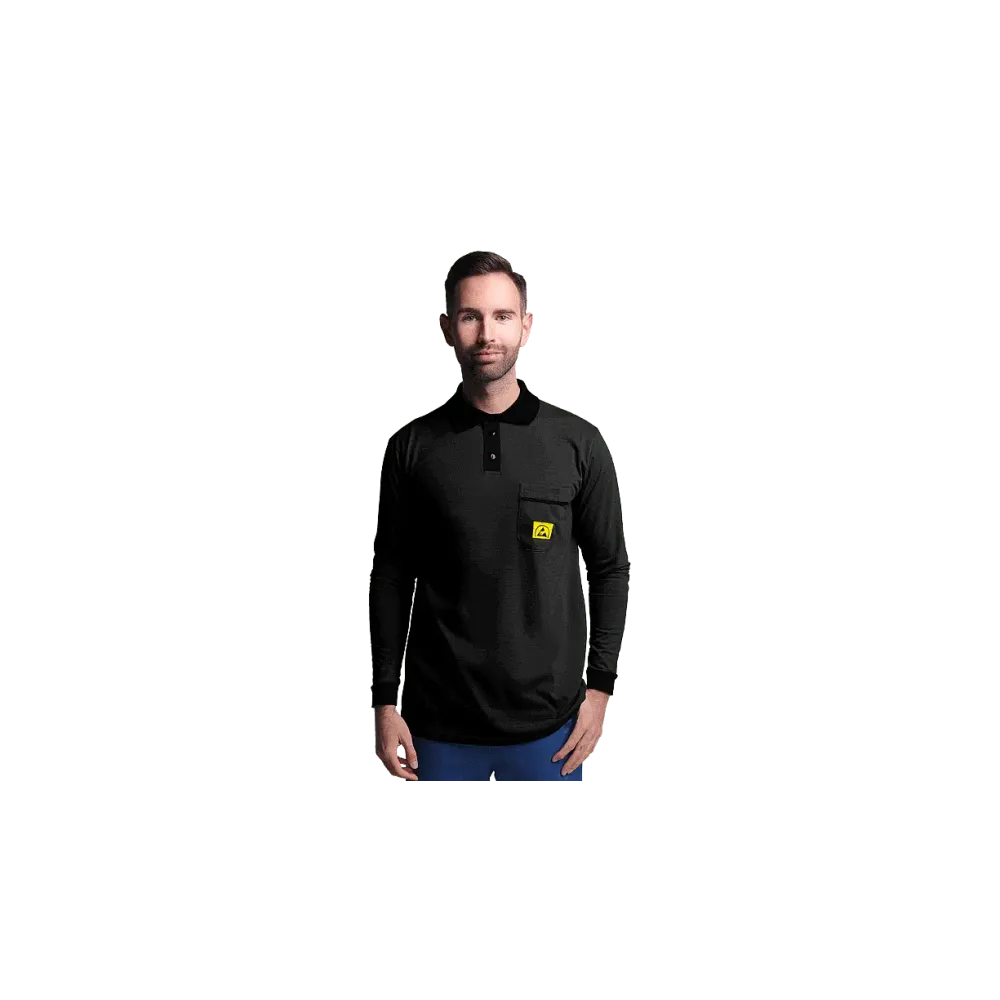 ESD polo longsleeve for men