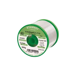 Solder wire Kristall 400, Sn95,5Ag3,8Cu0,7 - TSC, RE L0, 0.7mm, 500g