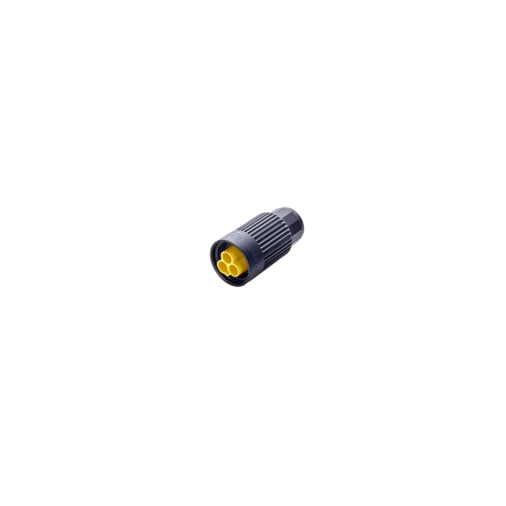 Mini-Circular Connector, 2p, Plug, Screw, 0.5-2.5mm2, D7.0-12.0mm, IP66/IP68