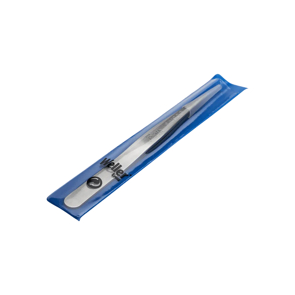 Precision tweezers with pointed tips. Very robust
