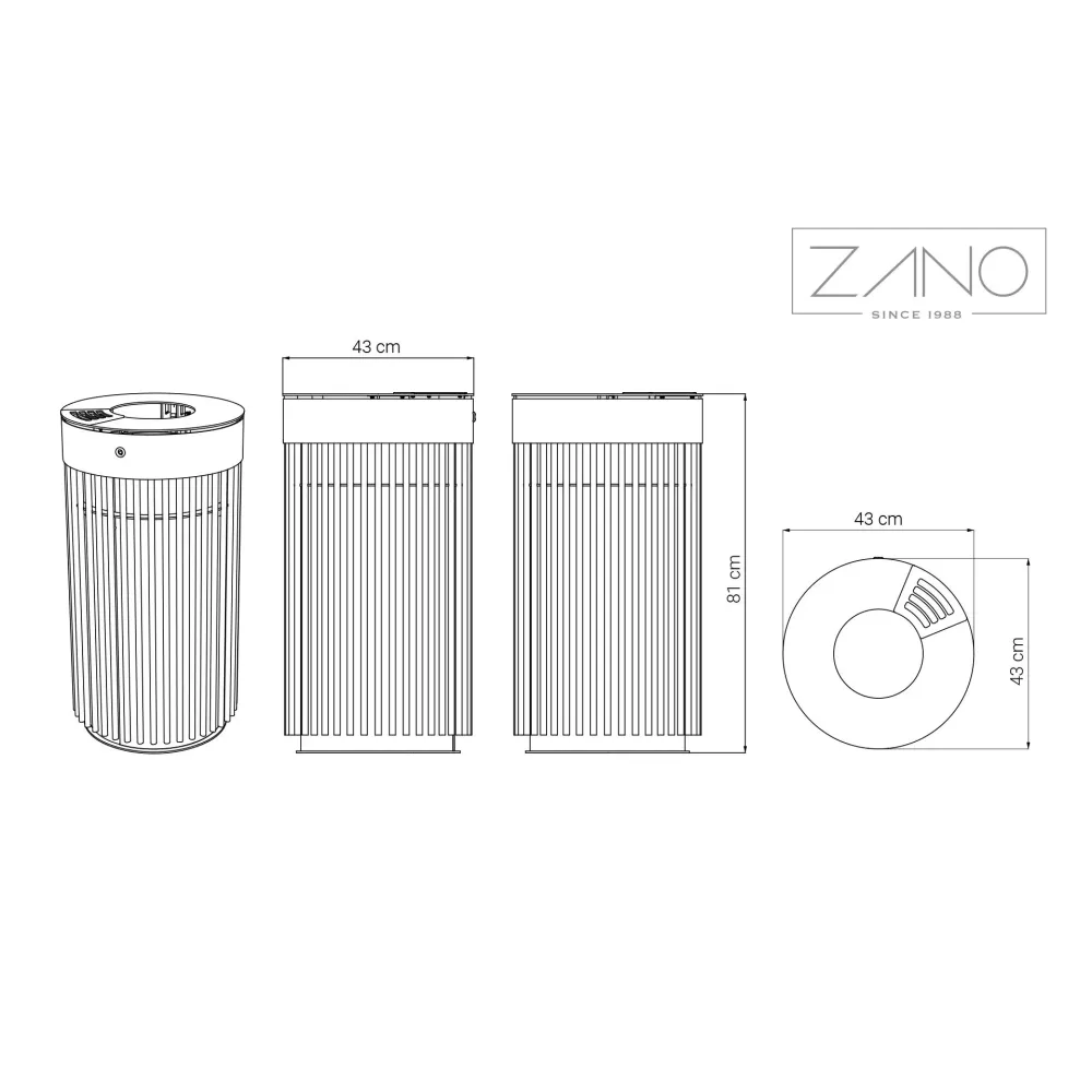 Tubus Litter Bin