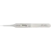 SMD tweezers, angled 45°, with pointed tips for vertical application.