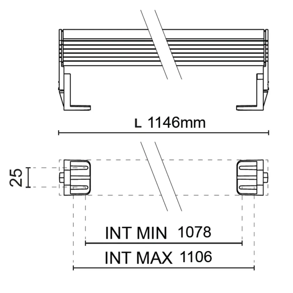 RGBW Matrix Floodlight 2803P/RCRC.O4-RGBW - Wallwasher RGBW L.1146