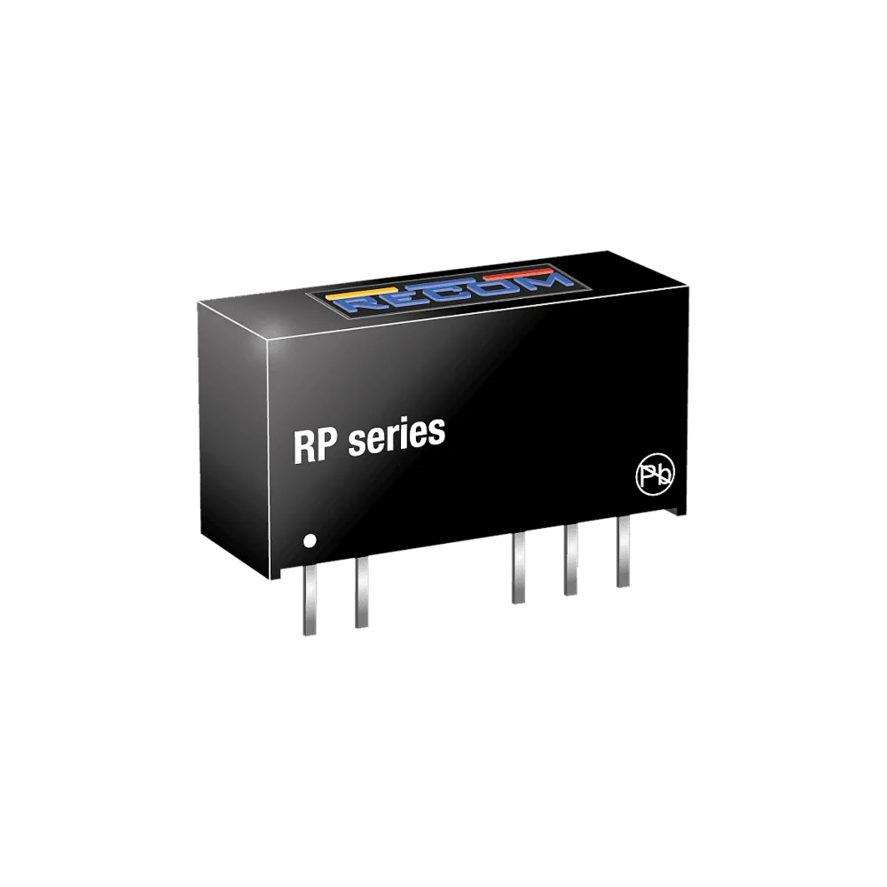 1W DC/DC-Converter, Input 24V, Output 5V/200mA, SIP7