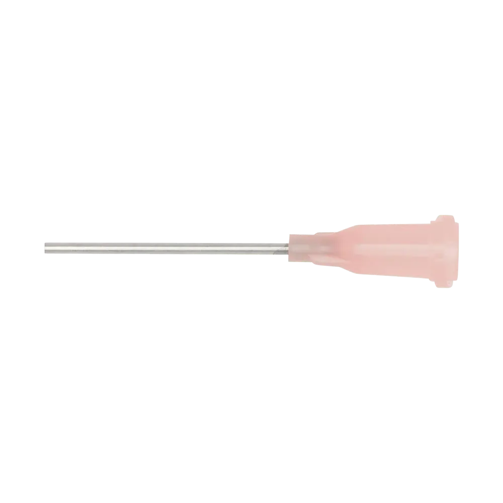 Dosing needle, stainless steel needle with plastic body, gauge: 18 (50 pieces)
