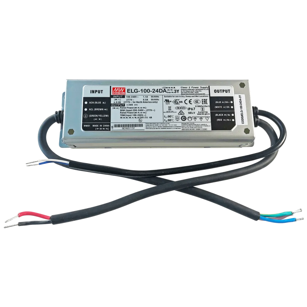 96W LED Treiber CV+CC 48V/2A, DALI