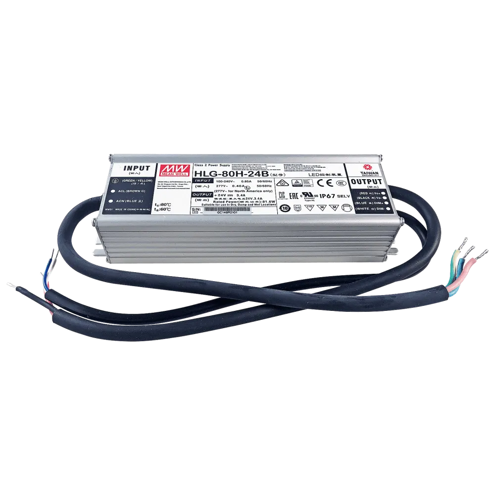80W LED Driver CV+CC 30V/2.7A, 3in1 Dimming