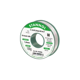 Solder wire Kristall 400, Sn95,5Ag3,8Cu0,7 - TSC, RE L0, 1mm, 100g