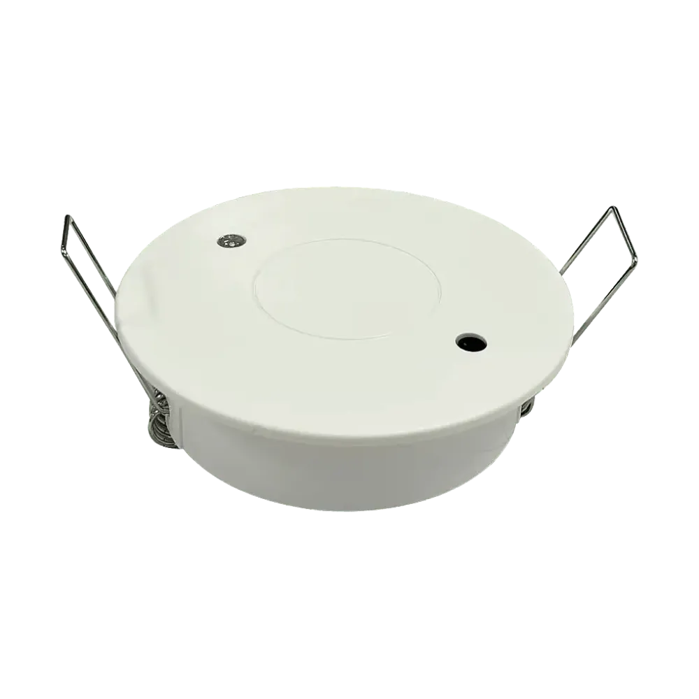 DALI2 and D4i recessed ceiling MW motion detector and brightness sensor
