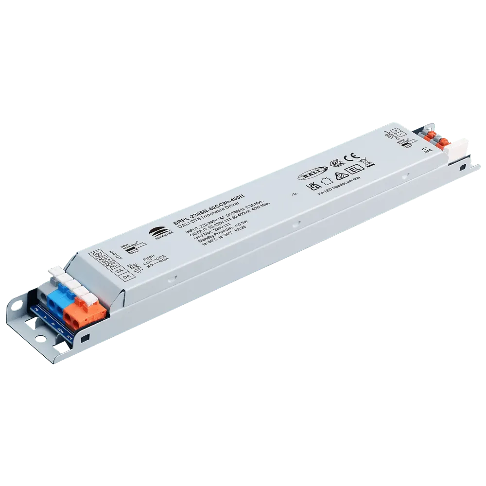 40W DALI2 DT6, AC-PUSH, linear constant current LED driver, NFC, NON SELV