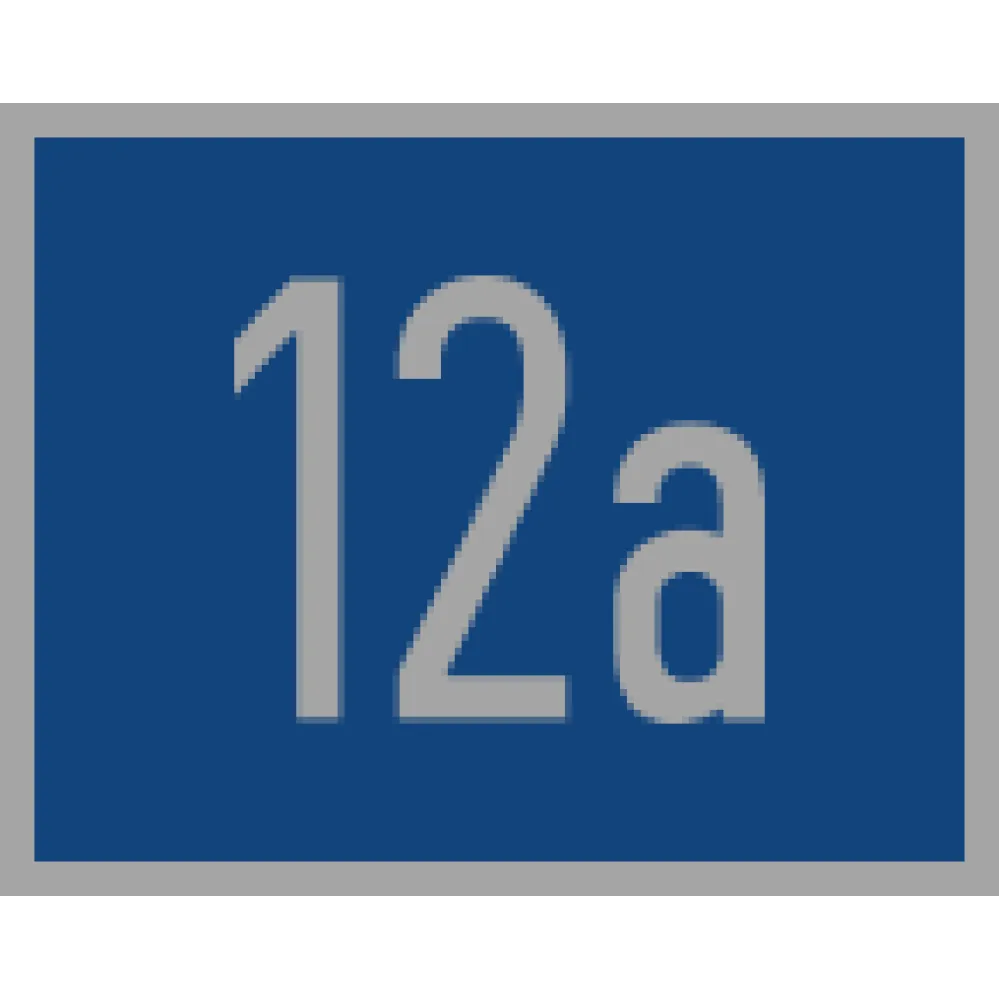 Classic house number 145x115