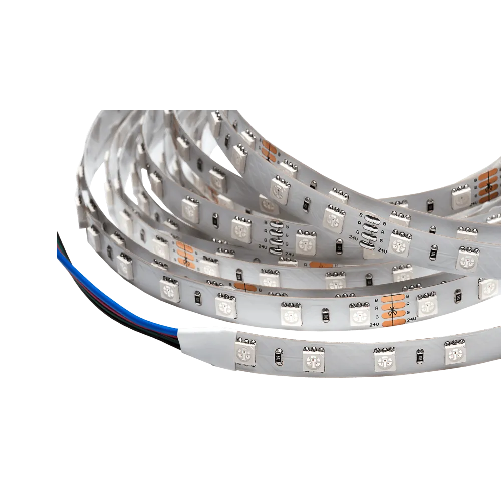Flexible RGB LED strip / 14.4W / RGB / 5m