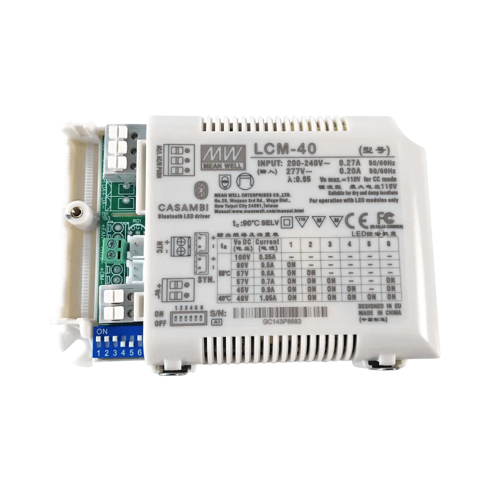 60W LED Driver CC 500/600/700/900/1050/1400mA, CASAMBI