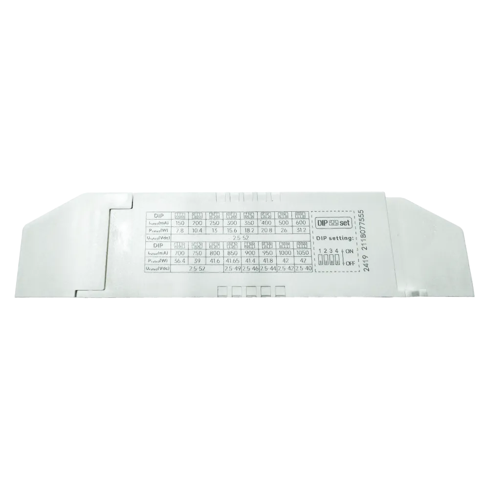 42W LED Driver CC 150-1050mA, 2.5-52Vdc, DALI2, with side covers
