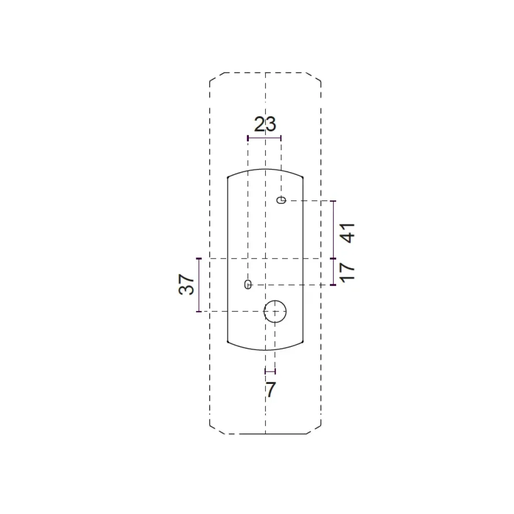 Up&Down Mini Wall 7551W/HC0.NB-Wall - Wall luminaire Single Emission - Built-in driver