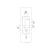 Up&Down Mini Wall 7551W/HC0.NB-Wall - Wall luminaire Single Emission - Built-in driver