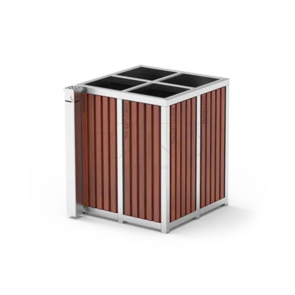 Recycling bin with ashtray Altus