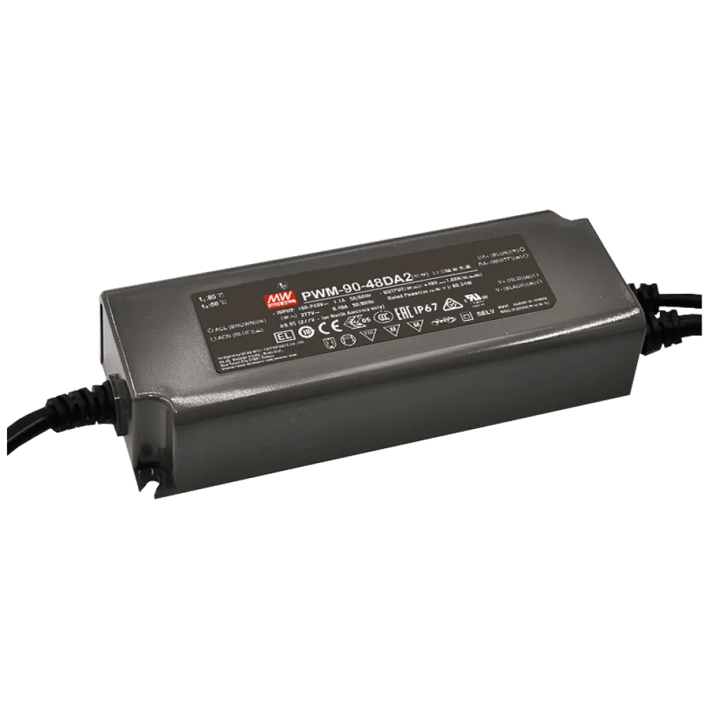 90W LED Driver with PWM Output 24V/3.75A, DALI2