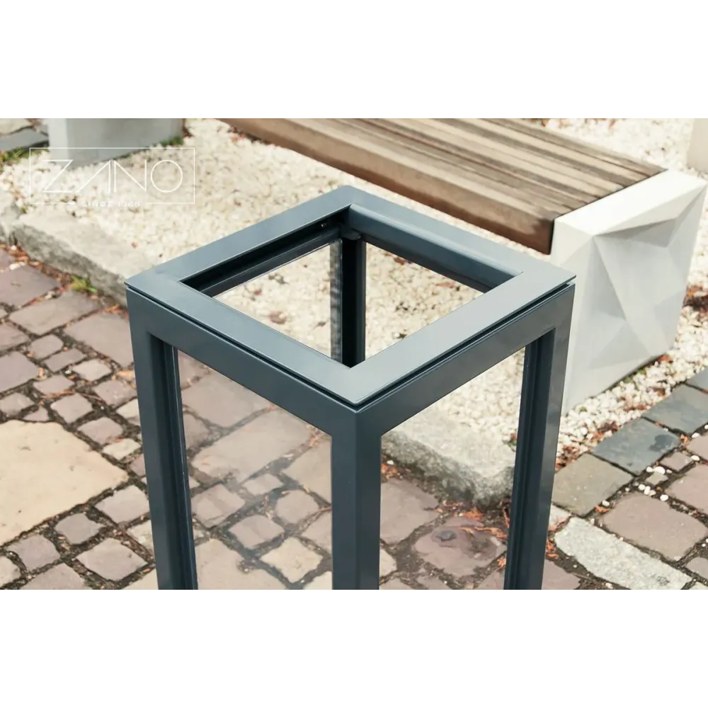 Anti-terrorist Safety Transparent Dustbin