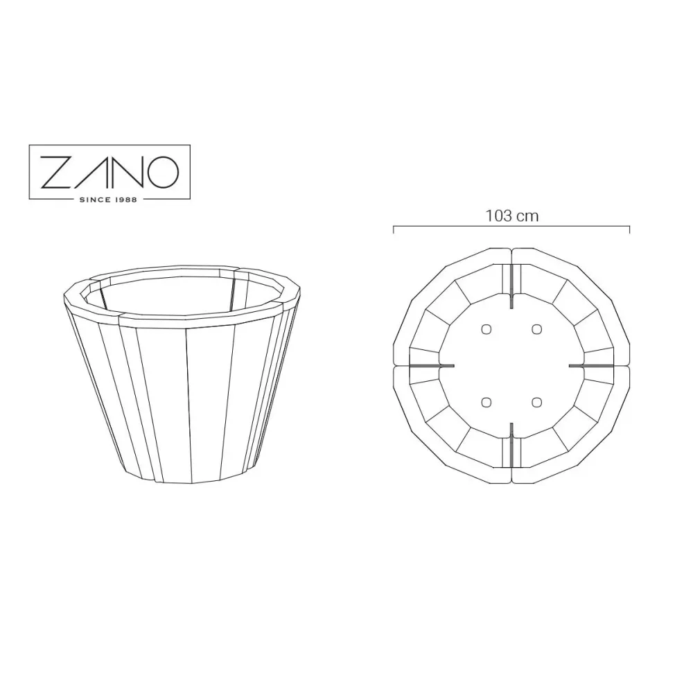 Planter Scandik