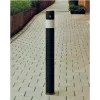 Barrier post with locking system 