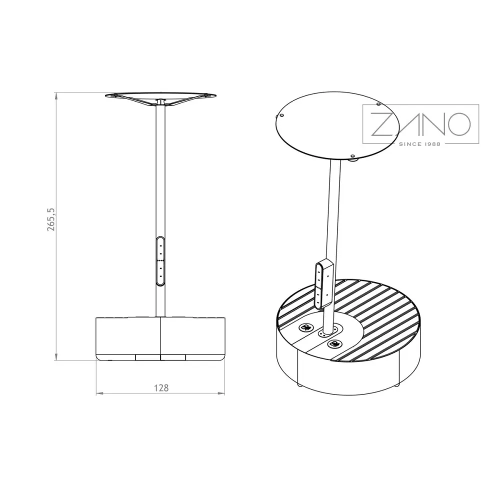 Solar charging station Universe