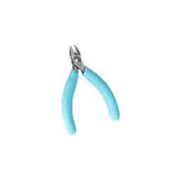 Side cutter, with optional safety device “wire catcher”
