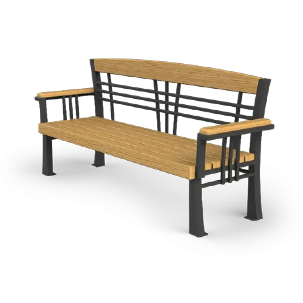 Art Nouveau bench