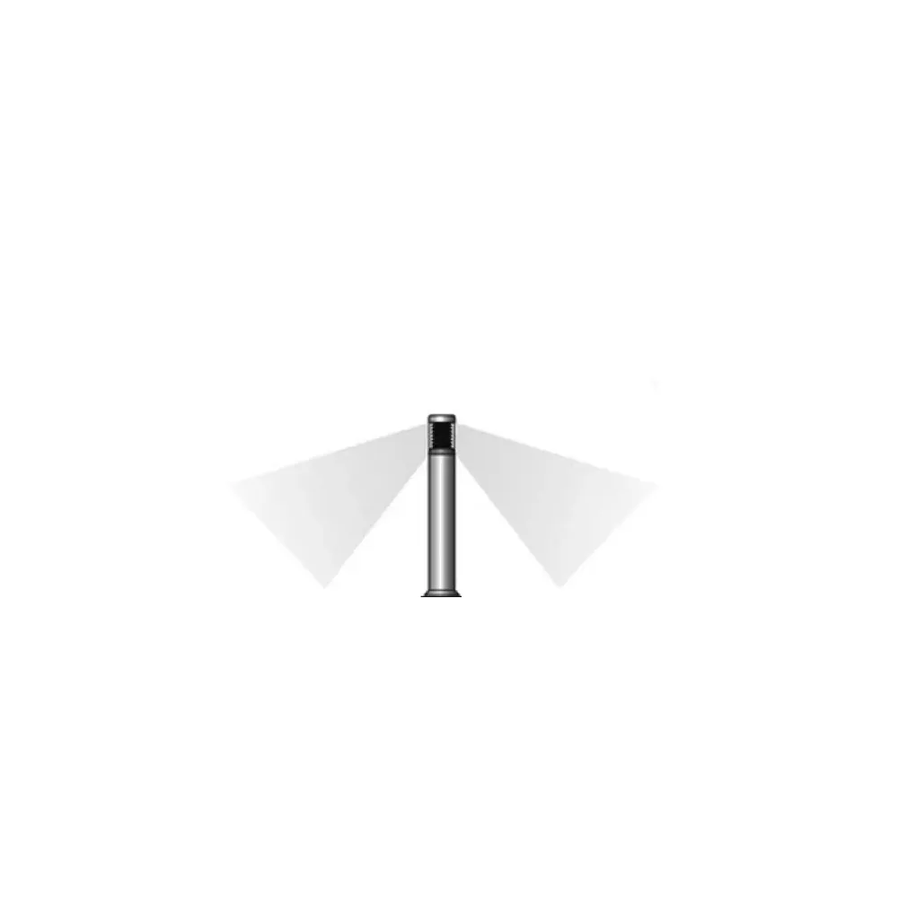 Maxima 385F2/WR8.X3-Small Poles - Bollard H. 1000 with anti-glare louvre