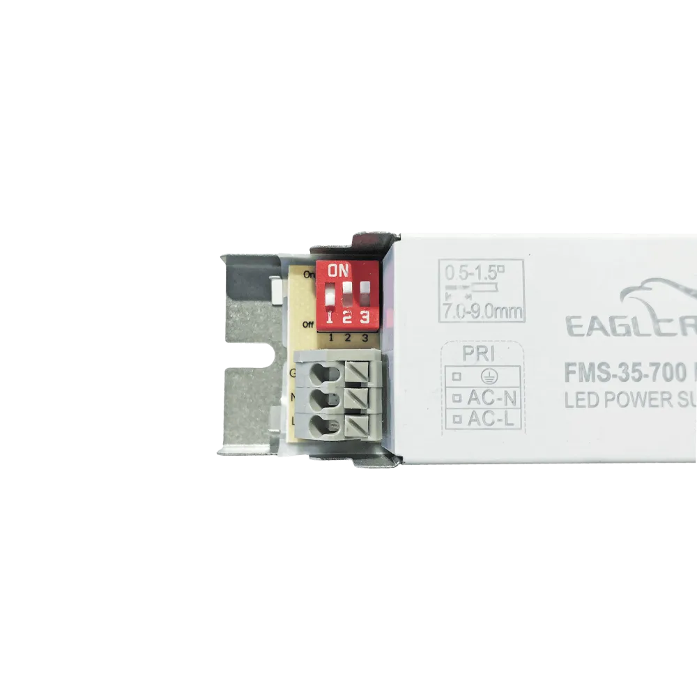 35W LED Driver Constant Current 300/350/500/600/700mA, 15-52Vdc