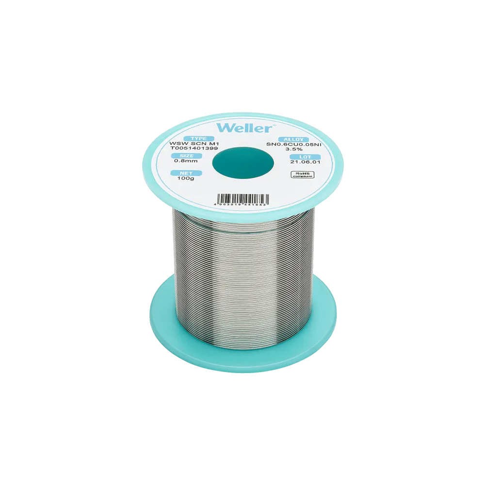 WSW SCN M1 0,8mm, 100g, Sn0,6Cu0,05Ni3,5%