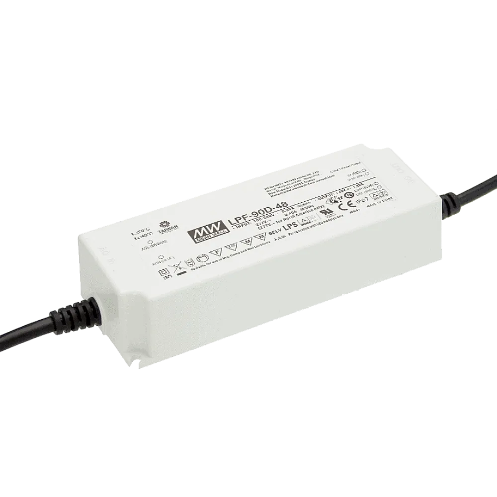 90W LED Driver CV+CC, 24V/3.75A, 3in1 Dimming