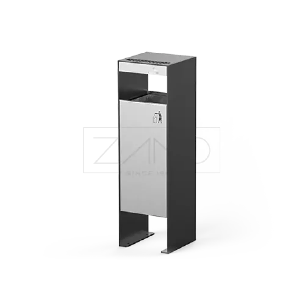 Simple Litter bin with ashtray