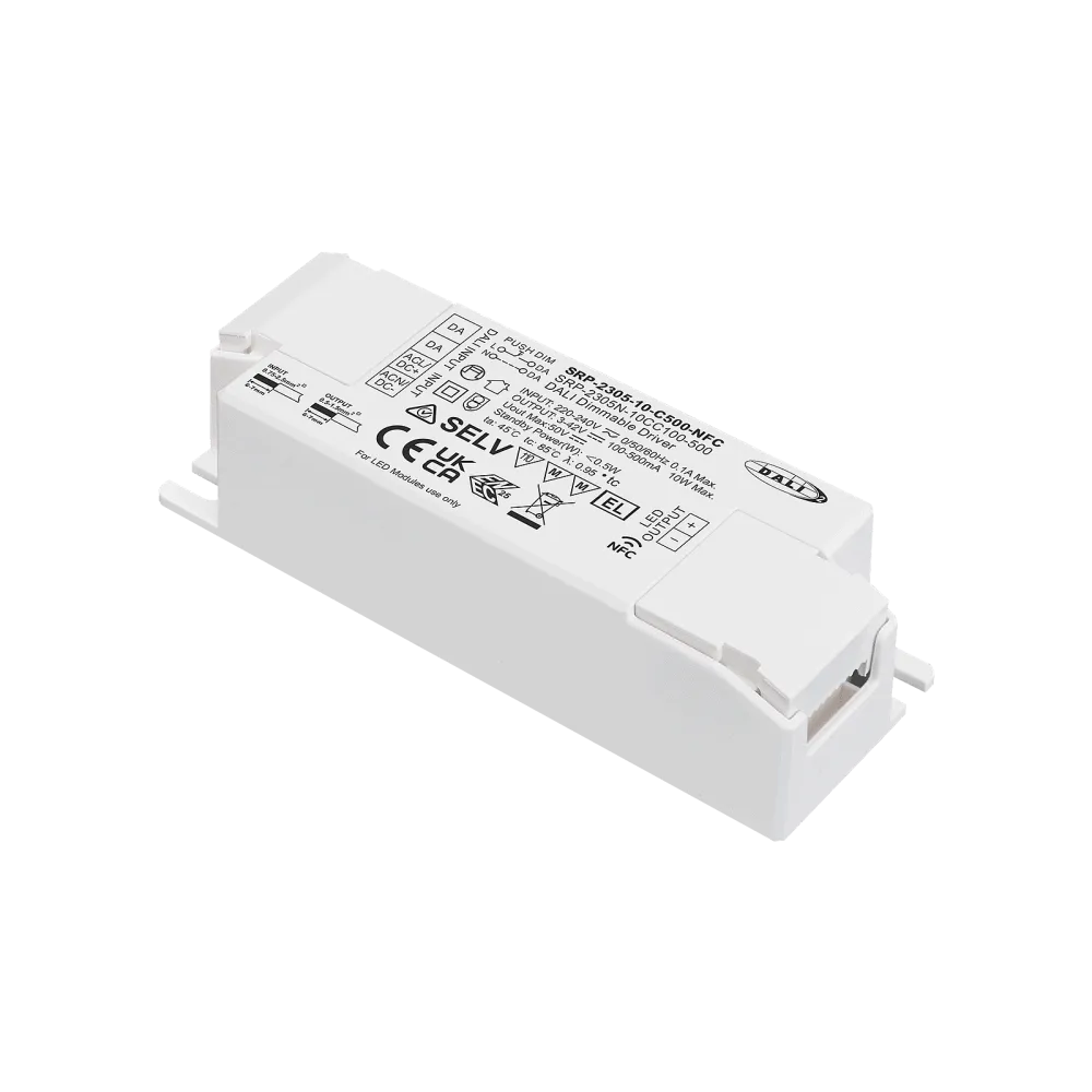 10W DALI2 DT6, AC-PUSH, LED DRIVER CC, NFC