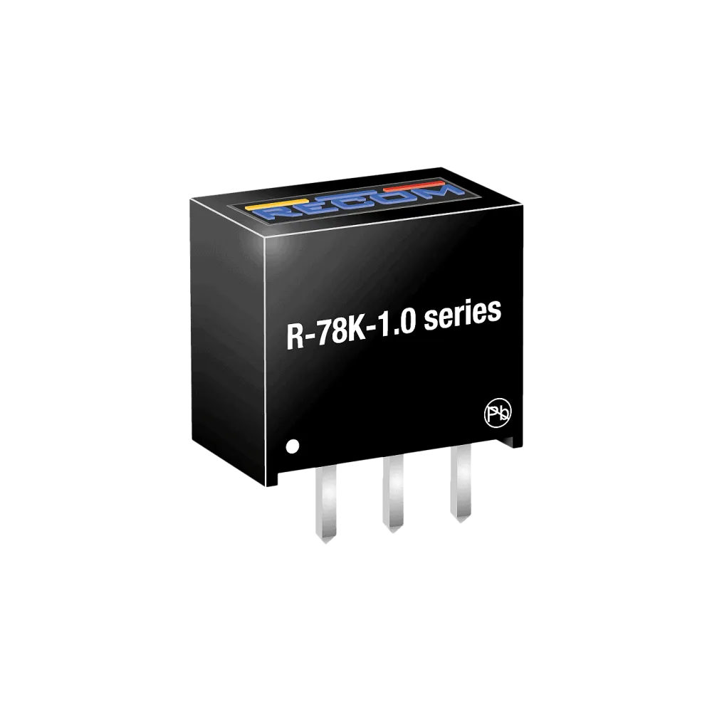 1A Switching Regulator, Input 4.5…36V Output 3.3V/1000mA, SIP3