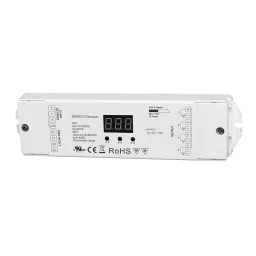 4 channel DMX512 LED dimmer, RGBW, constant voltage 12-36VDC, max. 720W