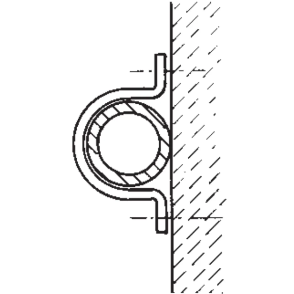 Wall flange